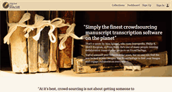 Desktop Screenshot of fromthepage.com